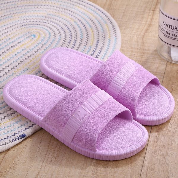 

multi-color ladies plastic slippers fashion a26, Black