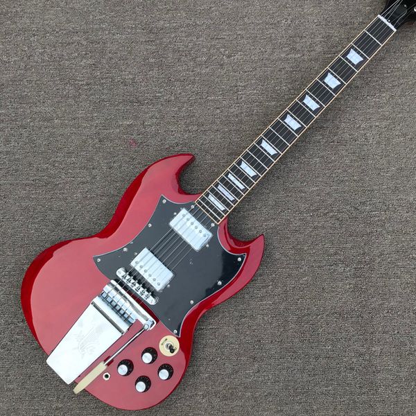 

rosewood fingerboard electric guitar, cream frets binding, tremolo system,