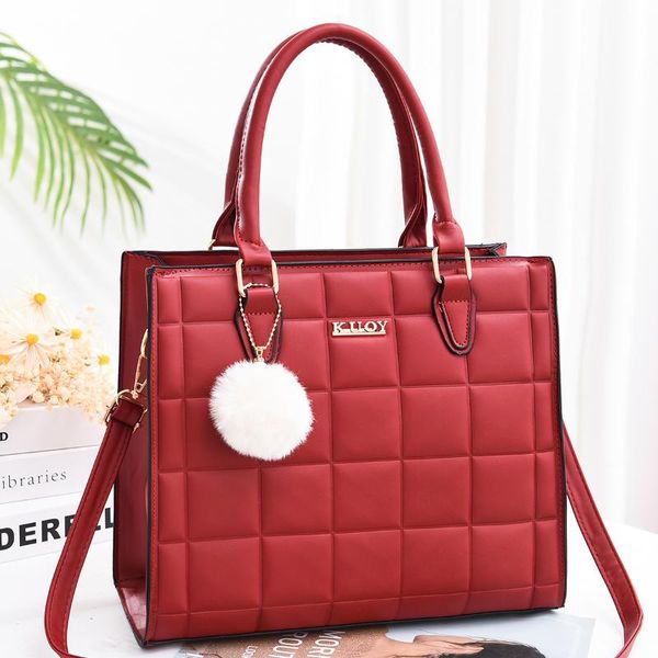 

shoulder bags hand leather wild women casual tote ladies fashion women's handbags messenger bag