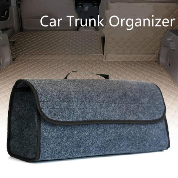 

car organizer trunk storage bag cargo container box fireproof stowing tidying holder multi-pocket styling