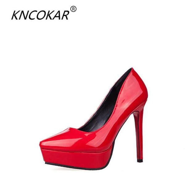 

spring and summer style women's shoes fashion pointed ultra high heels waterproof platform single dress, Black