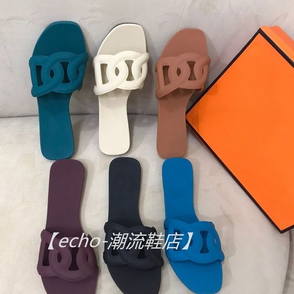 

h family's popular emma pig nose jelly rubber slippers net red fashion flat bottomed beach resort sandals[finished on may 31] ysj, Black