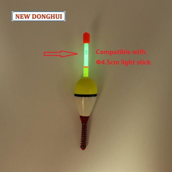 

donghui balsa wood night fishing bobber spring float 1 x 6 inch pan fish floats g5 accessories