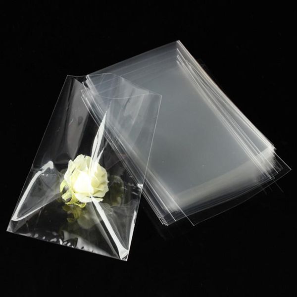 

gift wrap transparent open small plastic bags for candy lollipop cookie packaging cellophane bag wedding party favor poly opp