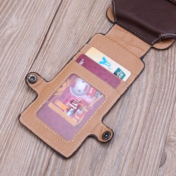 

waist bags men belt bum bag phone flip pockets leather cards holder case