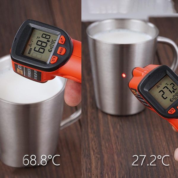 

mugs anti-fall beer tea drinking coffee double-layer mug with handle home supplies 1pc stainless steel simple water cup
