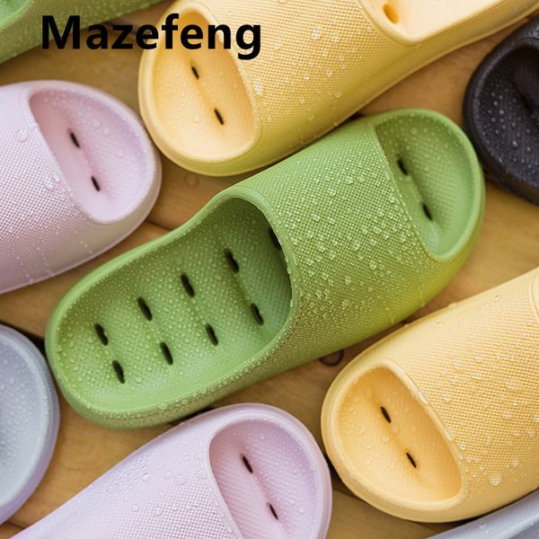 

slippers flat shoes men summer non-slip flip flops home male slipper comfortable indoor floor zapatillas de hombre 5dyq, Black