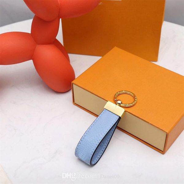 

classic maxi dragonne key chain designer buckle lovers car keychain handmade leather luxury keychains brand men women bag pendant accessorie, Silver