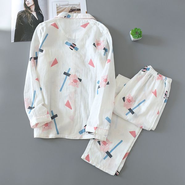 

women's sleepwear pijama feminino cartoon cute pajamas for women full cotton autumn winter sleepwear set long sleeve loose ladies pyjam, Black;red