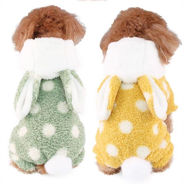 

pet dog clothes winter four leg jumpsuit hoodie warm clothing outfit yorkshire pomeranian poodle bichon apparel dropship