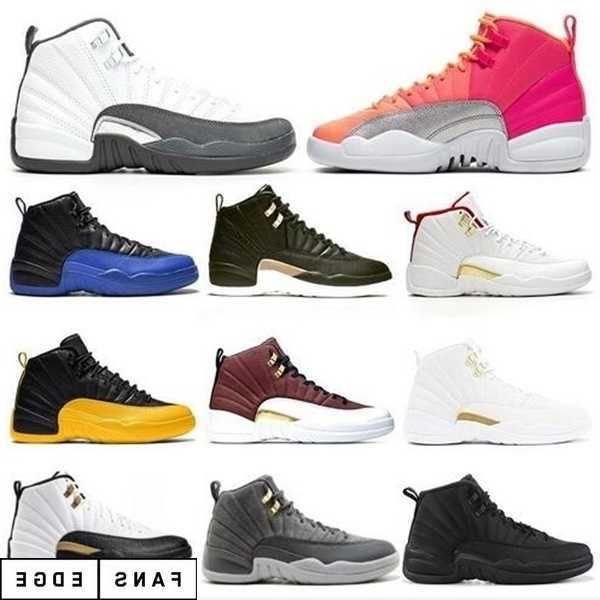 

royal game 12 12s men boots shoes fiba university gold reptile punch taxi dark grey wings mens trainer sports sneakers -13, Black