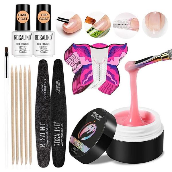 

nail art kits 15ml gel polish for nails extension uv building varnishes design acrylic poly manicure kit