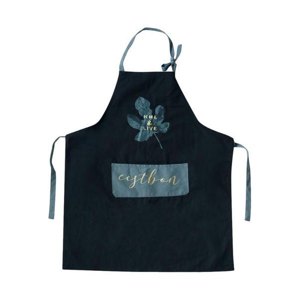 

aprons fashion kitchen apron waterproof oilproof creative thicken (black)