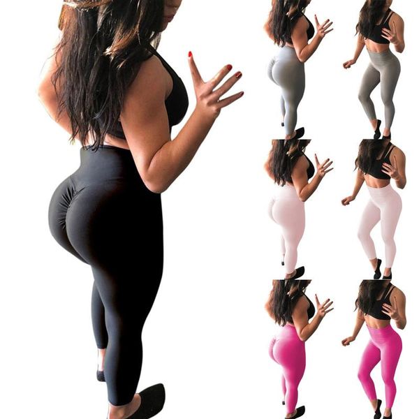 

women's pants & capris anti cellulite women fitness sport push up legging high waist legins run elasticity jeggings s, Black;white