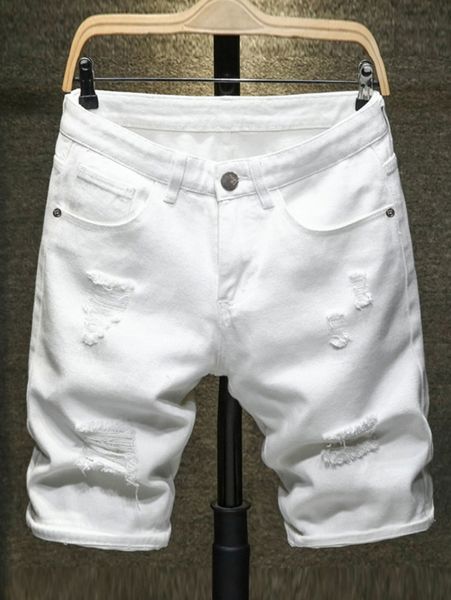 

men ripped bermuda denim shorts y5ur#, Blue