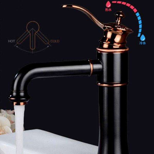 

european black bronze basin faucet and cold bathroom sanitary ware home changes in temperature sink faucets