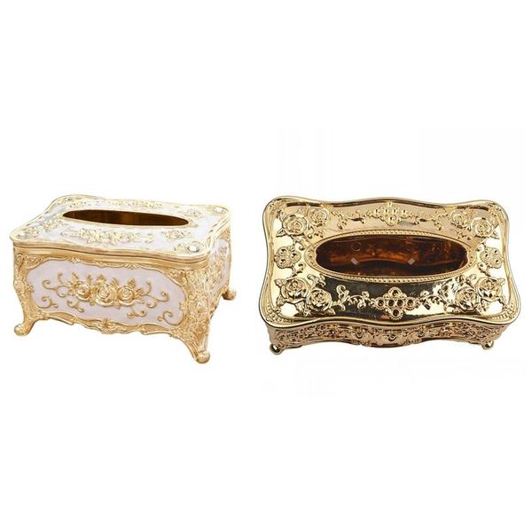 

tissue boxes & napkins acrylic box gold el restaurant napkin holder household