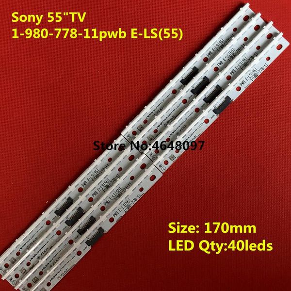 

backlight strip 40 lamp for sony 55"tv xbr-55x930d 55x930e 1-980-778-11pwb e-ls(55) 4-580-374-01 376 led strips