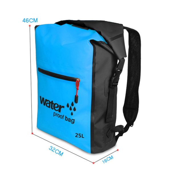 

travel storage sack foldable waterproof dry backpack wearable outdoor sport camping hiking rafting diving swimming fishing bag