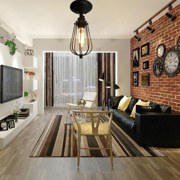 

wall lamp ceiling chandelier lighting base for living room bedroom porch decoration black single-head dual purpose