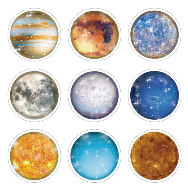 

gift wrap 180pcs outer space party planet stickers invitation envelope candy dessert gifts packaging decorations