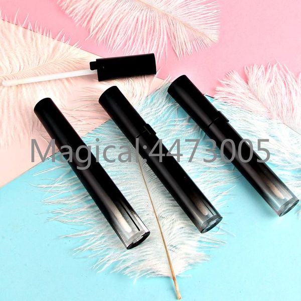 

5/10/20/50pcs 3.9ml empty black gradient diy cosmetic lip tube beauty gloss bottle package pipe shell container storage bottles & jars