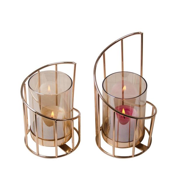 

candle holders ncandle holder gold european geometric candlesticks lantern wedding centerpieces table for home party decoration