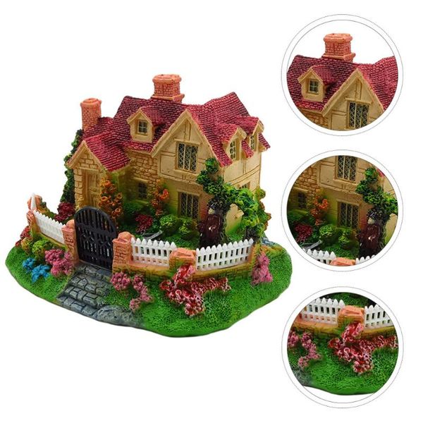 

aquarium villa adornment decorative landscape ornament model craft decorations