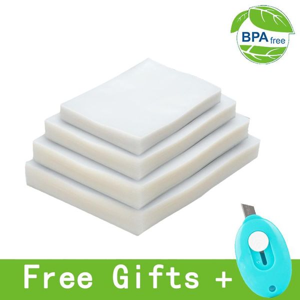 

100pcs/lot vacuum plastic storage bag for sealing machine pack saver packaging rolls packer seal bags