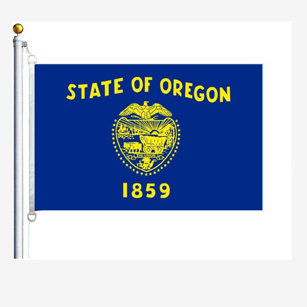 

oregon, oregon flags 90 x 150 cm, 100 % polyester, digitaldruck