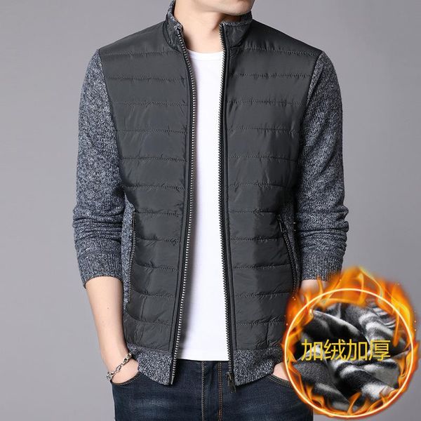 

men's sweaters vetement homme 2021 thick cardigans sweater cardigan male winter jackets men, White;black