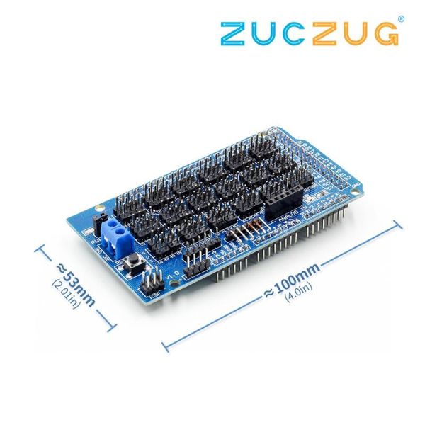 

integrated circuits youe shone 1pcs mega sensor shield v1.0/v2.0 dedicated expansion board for 2560 r3