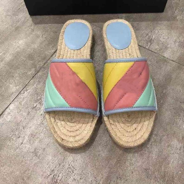 

new candy color fisher man slippers flat casual sandals luxury brand desigenr women shoe genuine leather comfortable slide 80% off outlet on, Black