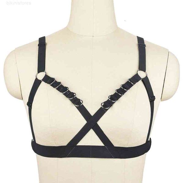

bamboo such as clothing cross strap french three-point hollowed out dew breast beautiful back black underwear bra o0392, Black;white