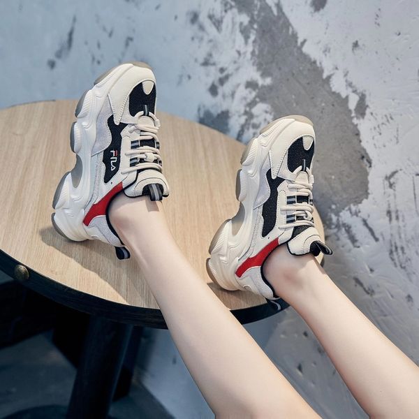 

t169a fashion couple high-quality leather lace-up casual shoes classic men's sports women's vulcanized flat size 35-40, Black