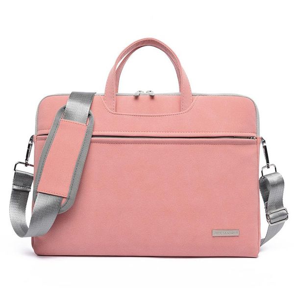 

briefcases lightweight felt and pu lapcomputer bag shoulder luggage belt men women