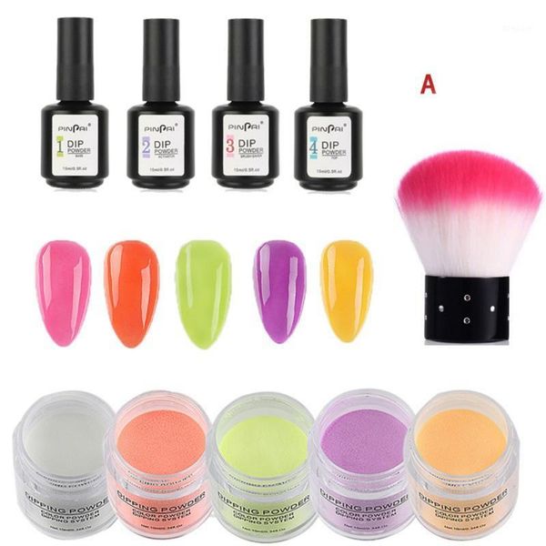 

beauty glitter dip powder nails for manicure gel luminous nail polish chrome pigment bottom rubber seal layer desi1