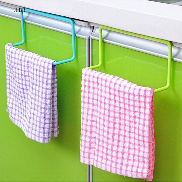 

kitchen household towel rack hanging storage box bathroom cabinet cupboard door hanger accessories supplies hooks & rails