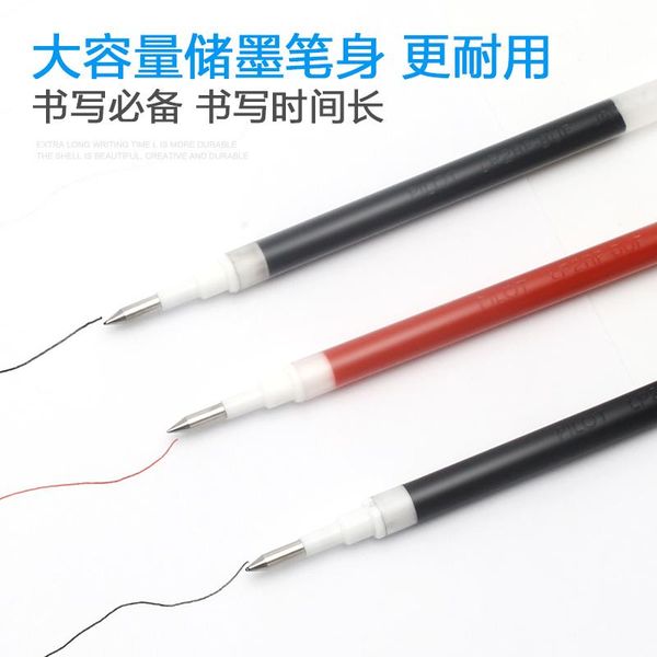 

refills 10pcs pilot juice gel pen lp2rf-8ef 0.5mm suitable for lju-10ef/uf bl-g2 bl-g6-5 bl-b2p-5 bl-415 bl-mr1 type nib, Black;red