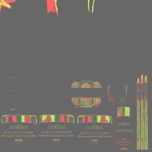 

nail art kits acrylic sets pink/white/clear powder and liquid monomer set for styling carving extensio