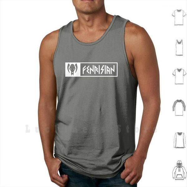 

fenrisian space wolves tank vest men sleeveless 40000 primaris emblem legion chapter marines adeptus astartes, White;black