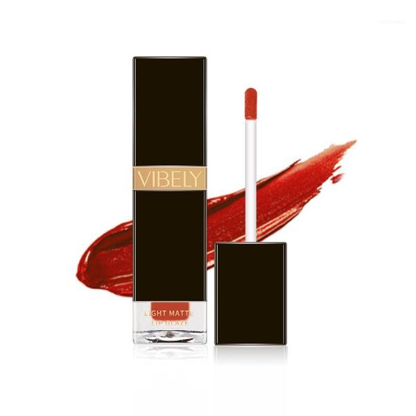 

brand small black tube bright color mirror matte waterproof and durable lip gloss1