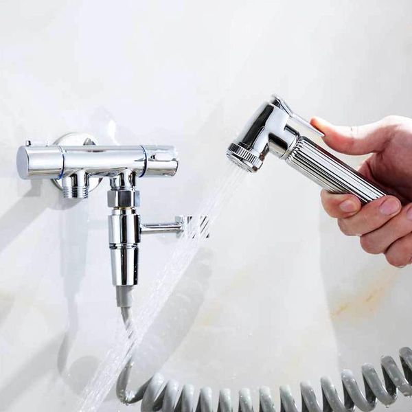 

hand held faucet bidet nozzle kit stainless steel bathroom automatic cleaning shower sets