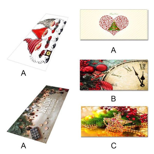 

kitchen rug sets non-slip merry christmas tree winter decor area runner rubber backing carpets floor doormat