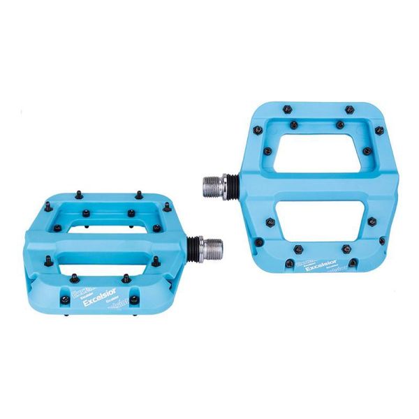 

bike pedals ztto bicycle pedal mtb du bushing bearings nylon ultralight flat bmx anti-slip big foot plastic accessories