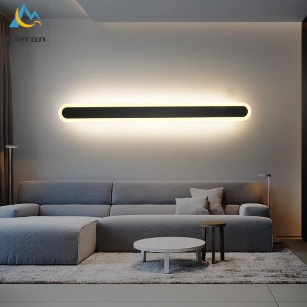 

wall lamp modern simple bright acrylic led lamps dining room living bedroom bedside decor with antler strip light