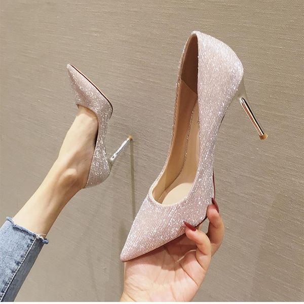 

boots european and american fashion casual leather high-heeled shoes with pointed toes narrow heels wedding luxury banq, Black