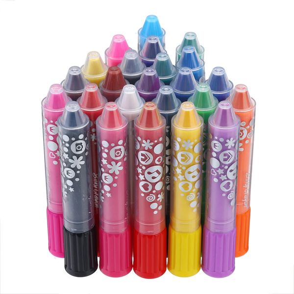 12/24/36 Цвета Водорастворимый воск Crayon Set Мягкая пастельная живопись Мел Pastels Art Рисование Набор детских подарков Канцтовары