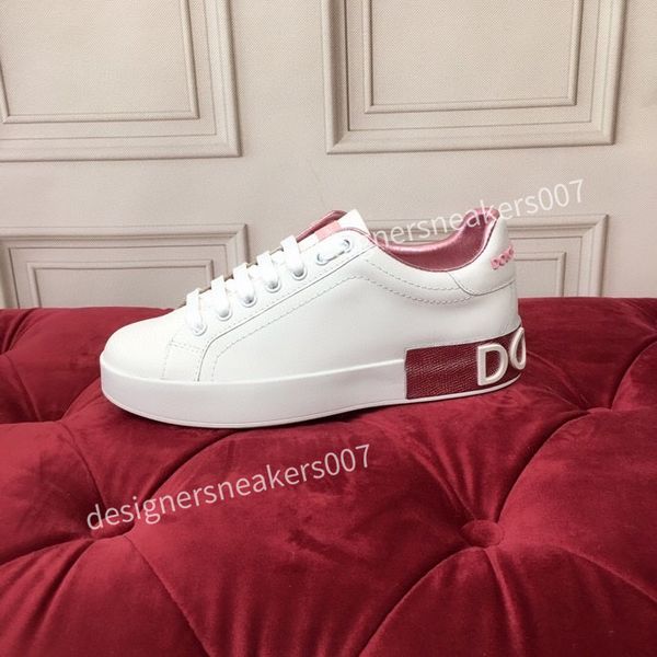 

2021 mens womens boots casual sport shoes white smooth calfskin leather dust bag and gray laces included plus size 45 luxury sneakers, Black