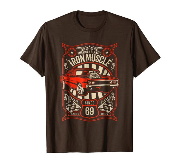 

Vintage Hotrod Rockroll Classic Car T-Shirt, Mainly pictures